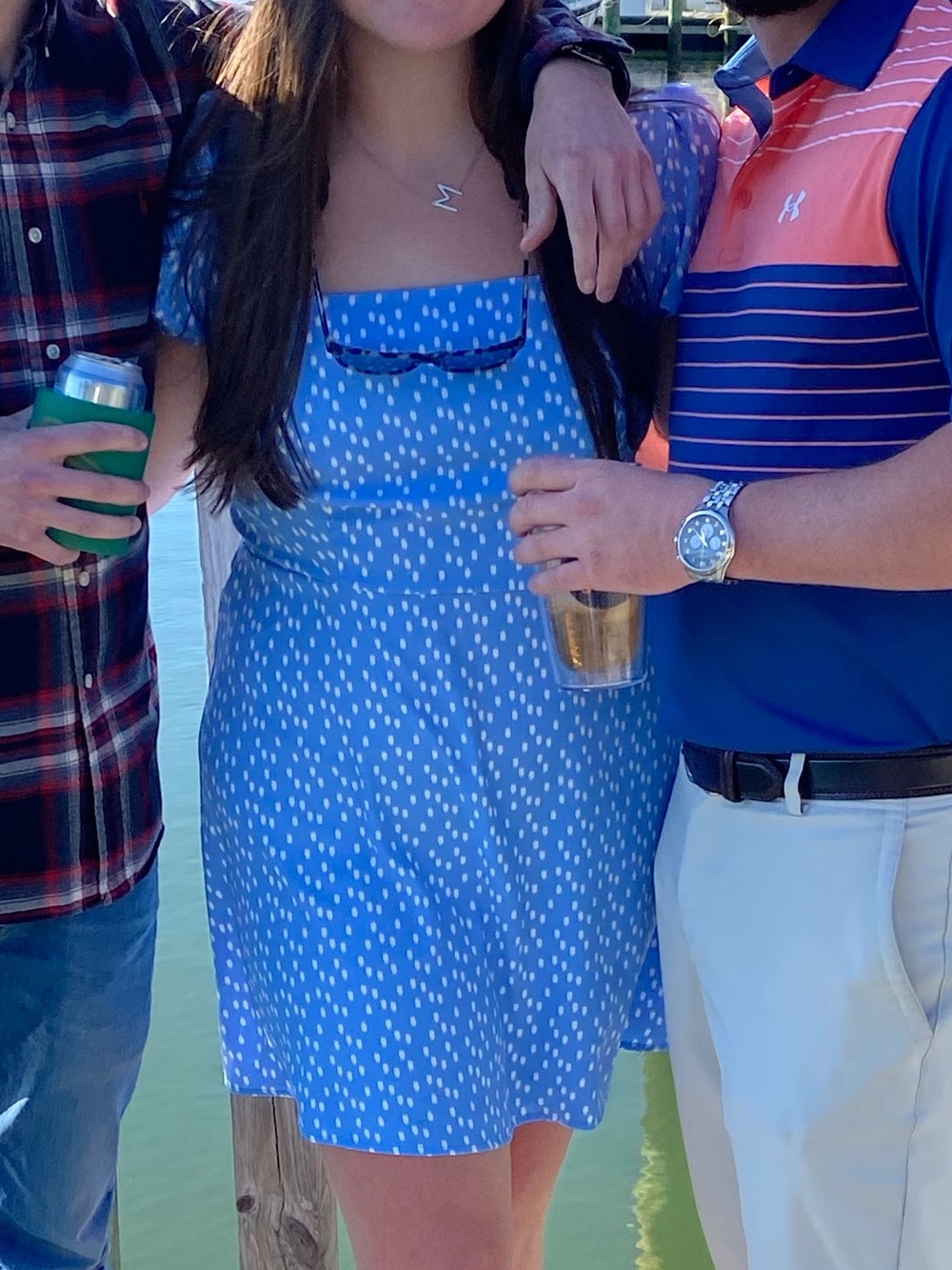 Blue dress